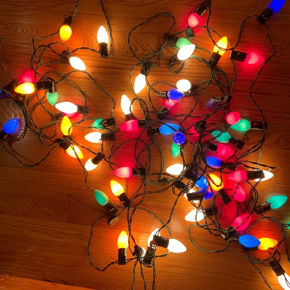 Vintage Christmas lights